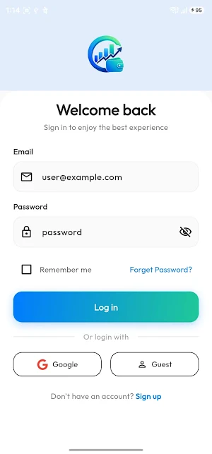 SpentAnalyst Screenshot 1