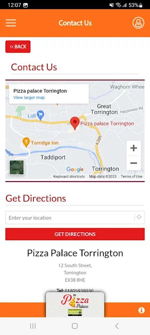Pizza Palace Torrington Screenshot 2
