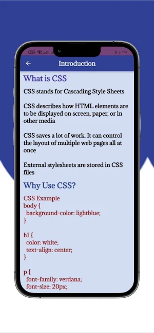Learn css Tutorials Screenshot 0