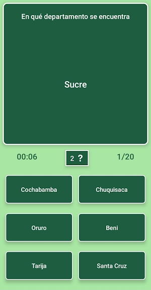 Mapa de Bolivia - Quiz Screenshot 3