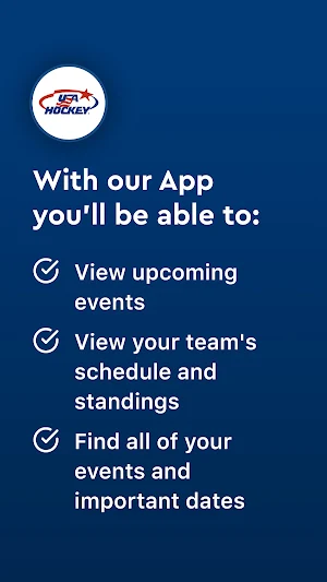 USA Hockey Disabled Events Screenshot 1