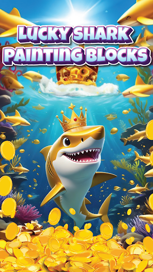 Lucky shark painting Blocks Screenshot 0