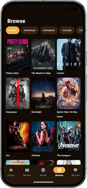 CineCorner:Movies & Series Hub Screenshot 0