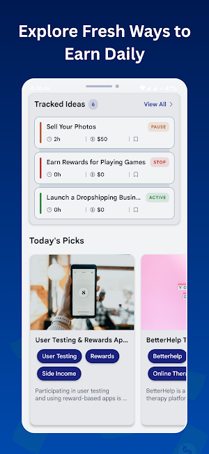 Online Mobile Income Ideas Screenshot 2