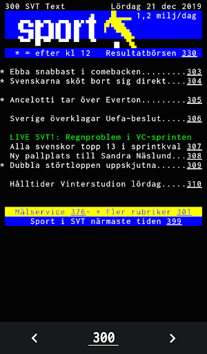 Text-tv Screenshot 3