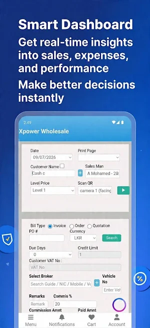 XpowerERP Screenshot 2