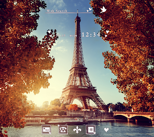 Beautiful Wallpaper Paris in Autumn Theme Screenshot 0