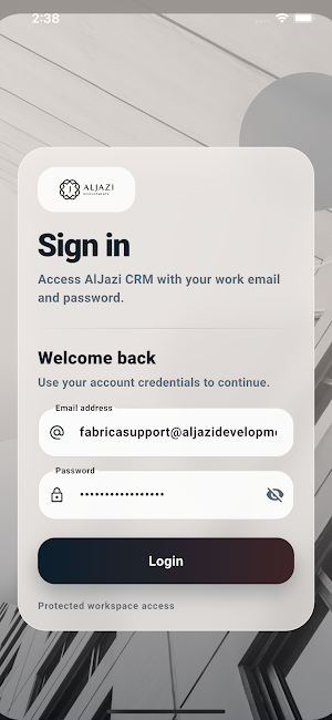 AlJazi CRM Screenshot 0