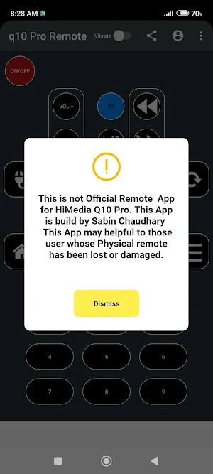 Remote for Himedia Q10  Pro Screenshot 2