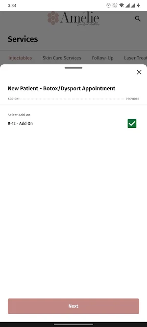 Amélie Mobile Screenshot 2