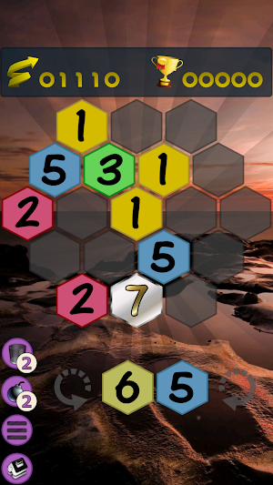 Get To 7, merge puzzle game - tournament edition. Screenshot 1