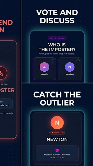 Outlier: Imposter Party Game Screenshot 3