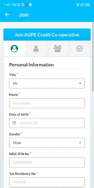 AUPE Credit Co-Operative Screenshot 1