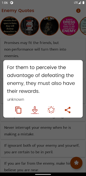 Enemy Quotes and Sayings Screenshot 2