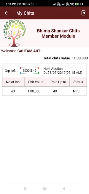 Bhima Shankar Chits Member Screenshot 1