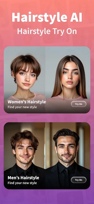 AI Hairstyle And Color Changer Screenshot 0