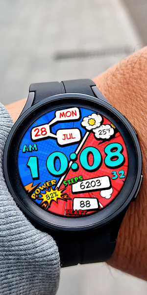 DIGI COMICON CTS43 Watch face Screenshot 3