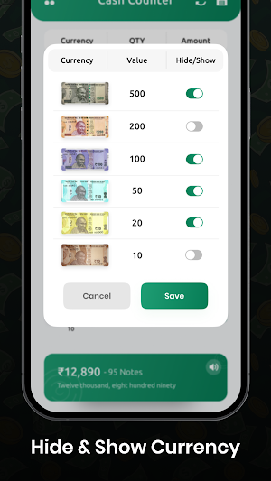 Cash Calculator: Money Counter Screenshot 2
