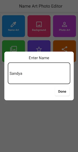 Name Art Photo Editor - Filter n Focus Screenshot 0