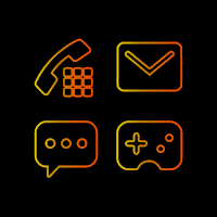 Neon Duet II Line Icons
