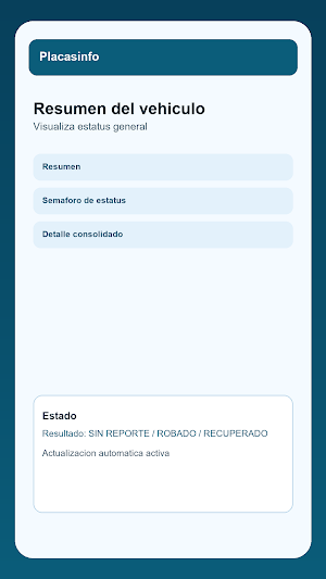 Placasinfo Screenshot 2