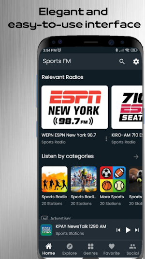 Sports FM Screenshot 2