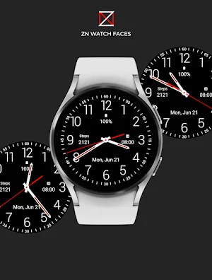 Black Max Analogue Watch Face Screenshot 1