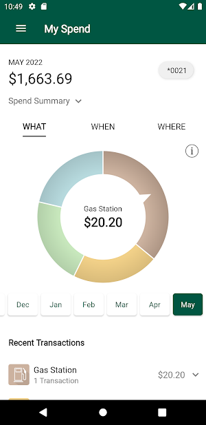 Pinnacle Bank Card Manager Screenshot 2