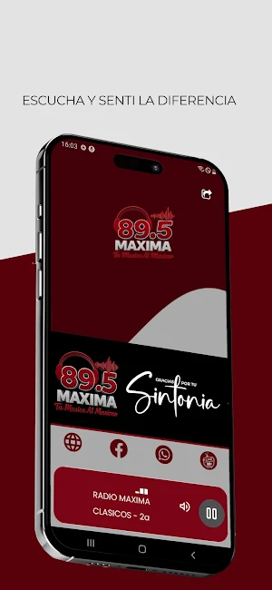 Radio Maxima 89.5 Screenshot 1