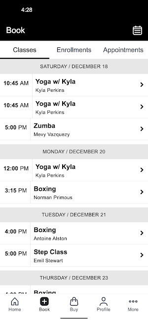 NC Fitness Club Screenshot 1