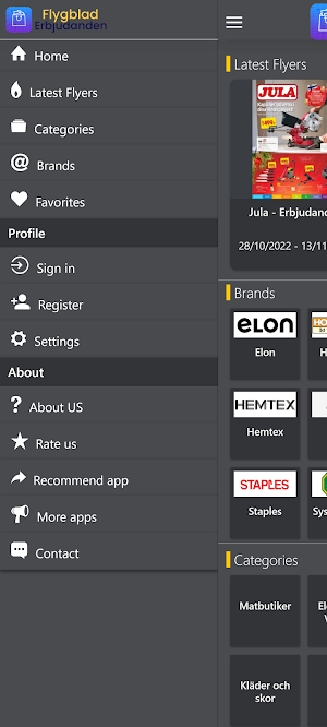 Flygblad Erbjudanden Sweden Screenshot 3