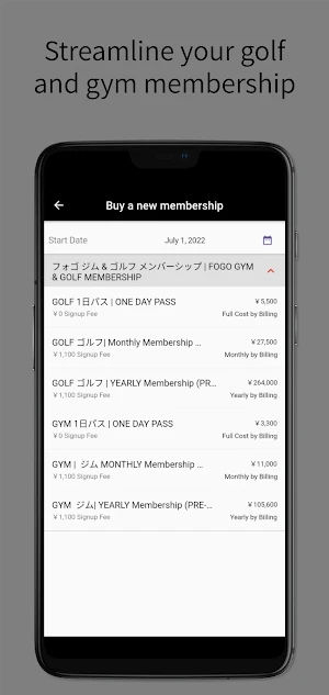 Fogo Gym & Golf Screenshot 2