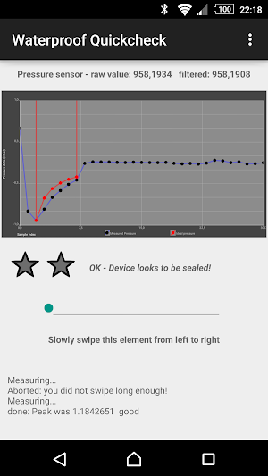 Waterproof Quickcheck Screenshot 1