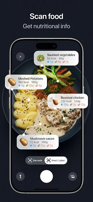 Cratox AI - Calorie Counter Screenshot 1
