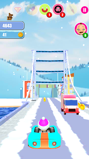 Baby Snow Run - Running Game Screenshot 3