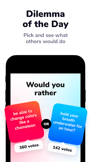 Dilemmaly - Would you rather? Screenshot 3