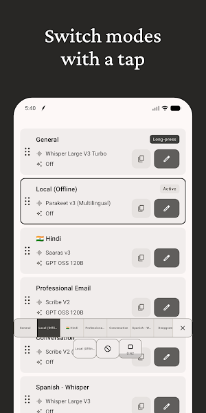 Whisperian: AI Voice to Text Screenshot 1