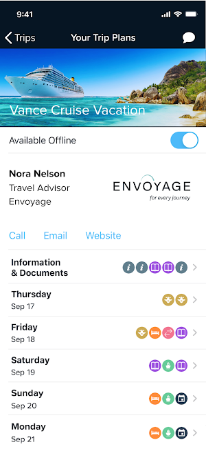 Envoyage Travel Screenshot 1
