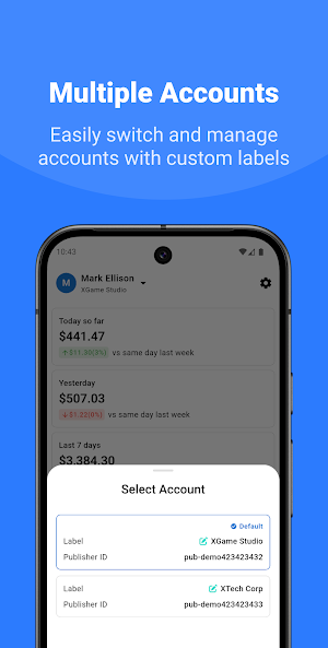 Dashboard for AdMob Screenshot 2