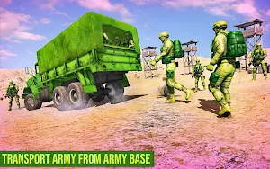 Army Criminals Prisoners Transport Truck Simulator Screenshot 2