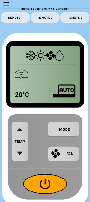 AC Remote For Tadiran Screenshot 0