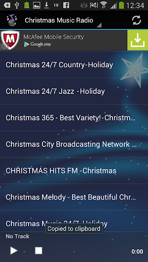 Christmas Music Radio Stations Screenshot 3