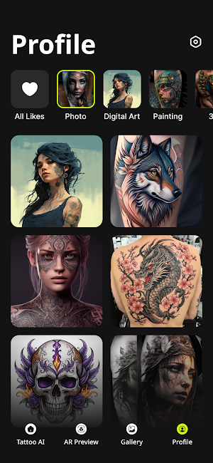 Tattoo AI - Tattoo Generator Screenshot 3