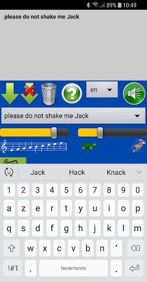 Shake and Speak Screenshot 1