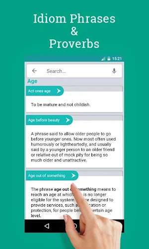 English Idioms, Phrases & Prov Screenshot 3