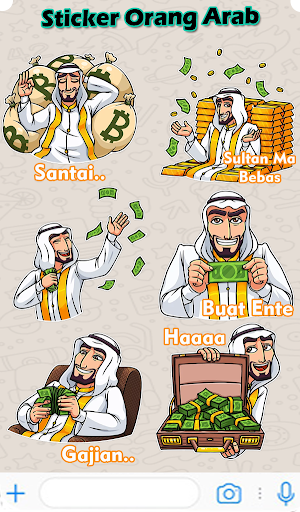 Sticker Arab Kocak- WaStickersApp Screenshot 2