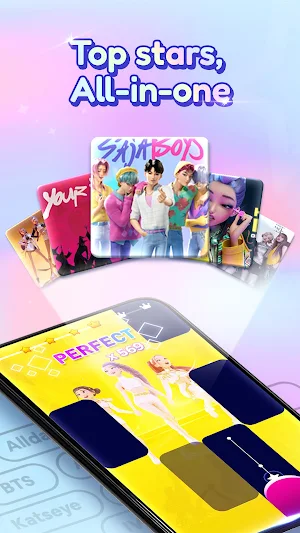 Kpop Piano 2: Magic Music Beat Screenshot 1