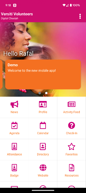 Versiti Volunteer Screenshot 1
