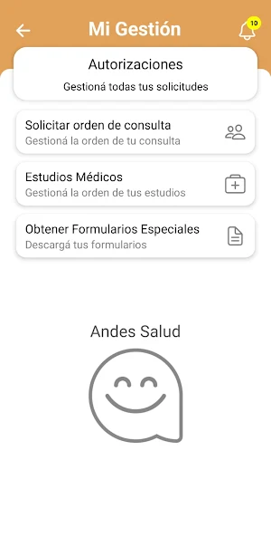 Andes Salud Screenshot 2