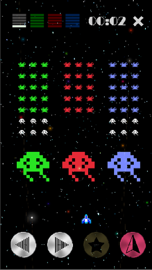 Color Invaders (Free Game) Retro Shooting Screenshot 3